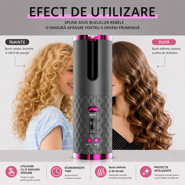 Ondulator Magic Fără Fir